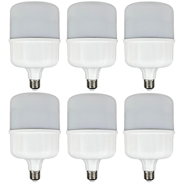 لامپ ال ای دی 50 وات چیپصام مدل استوانه پایه E27 بسته 6 عددی