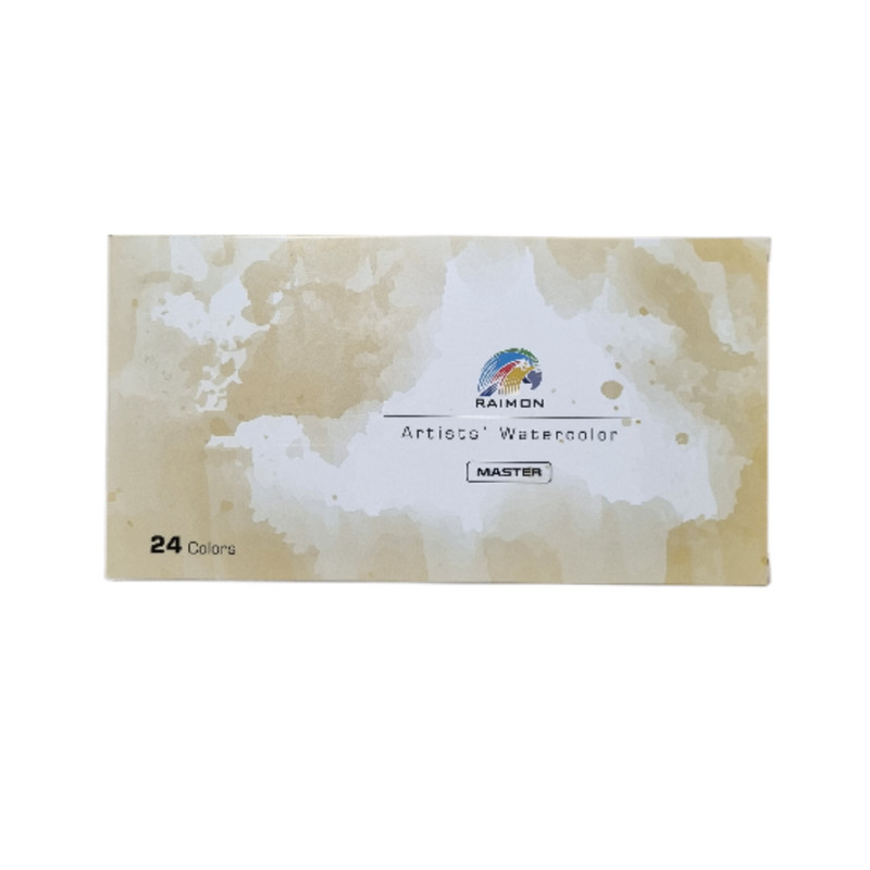 آبرنگ 24 رنگ رایمون مدل مستر