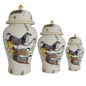 بانکه مدل جینجر جار طرح اسب کد ۹۰۹ مجموعه سه عددی