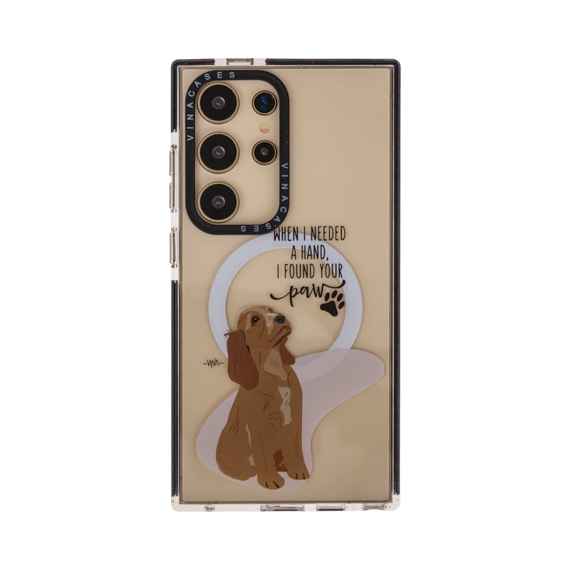 کاور ویناکیسز مدل I found your paw مناسب برای گوشی موبایل سامسونگ Galaxy S24 ultra