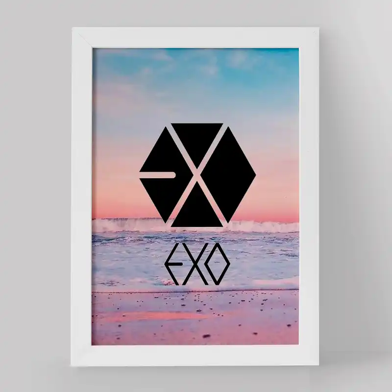 تابلو خندالو مدل گروه اکسو EXO کد 16864