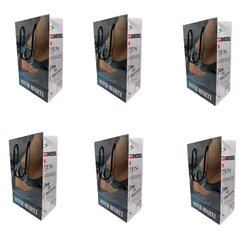 پاکت هدیه مدل  watch quartz بسته 6 عددی
