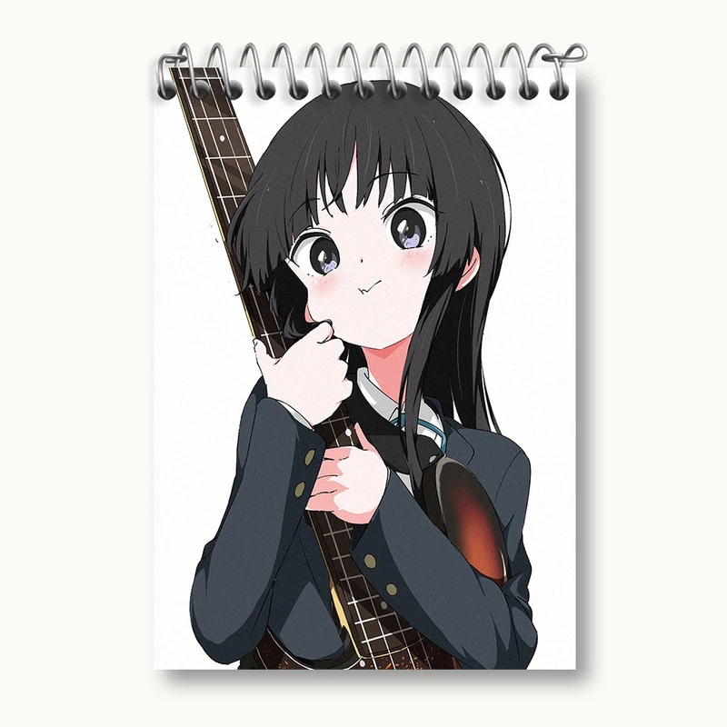 دفتر یادداشت 50 برگ خندالو مدل میو انیمه كي اون کد 34171