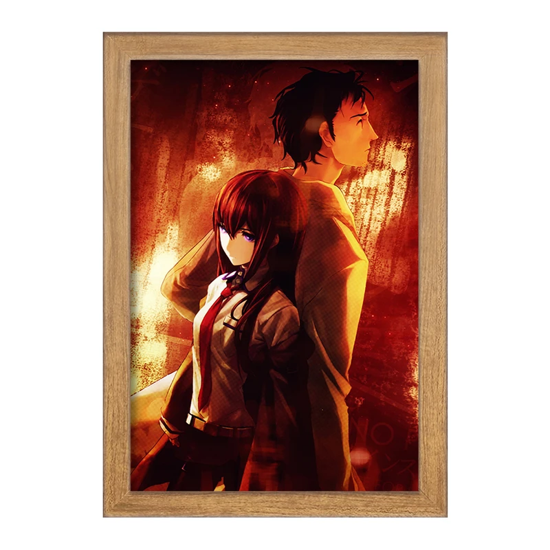 تابلو خندالو مدل کوریسو ماکیسه انیمه اشتاینز گیت  کد 17475