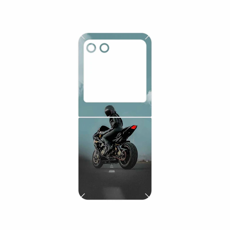 برچسب پوششی ماهوت مدل Motorcycling مناسب برای گوشی موبایل موتورولا Razr 40 Ultra