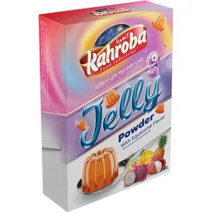 پودر ژله میوه های استوایی کهربا - 100 گرم 