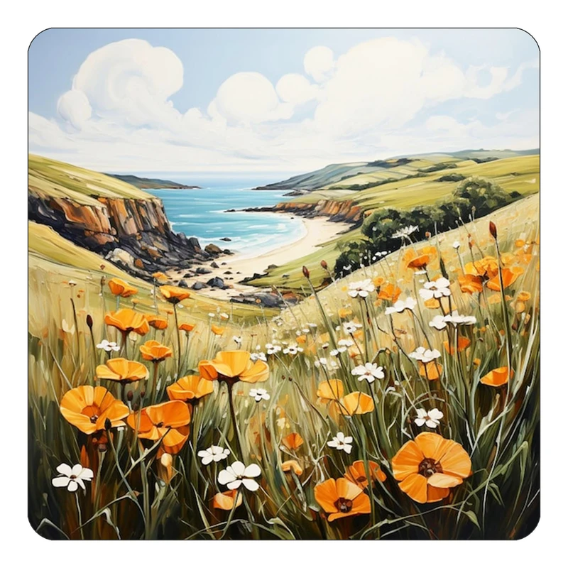 مگنت کاکتی طرح نقاشی رنگ روغن مدل mp71282