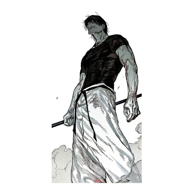 استیکر لپ تاپ و موبایل مدل انیمه طرح جوجوتسو کایسن توجی فوشیگورو Jujutsu Kaisen Toji Fushiguro کد 496