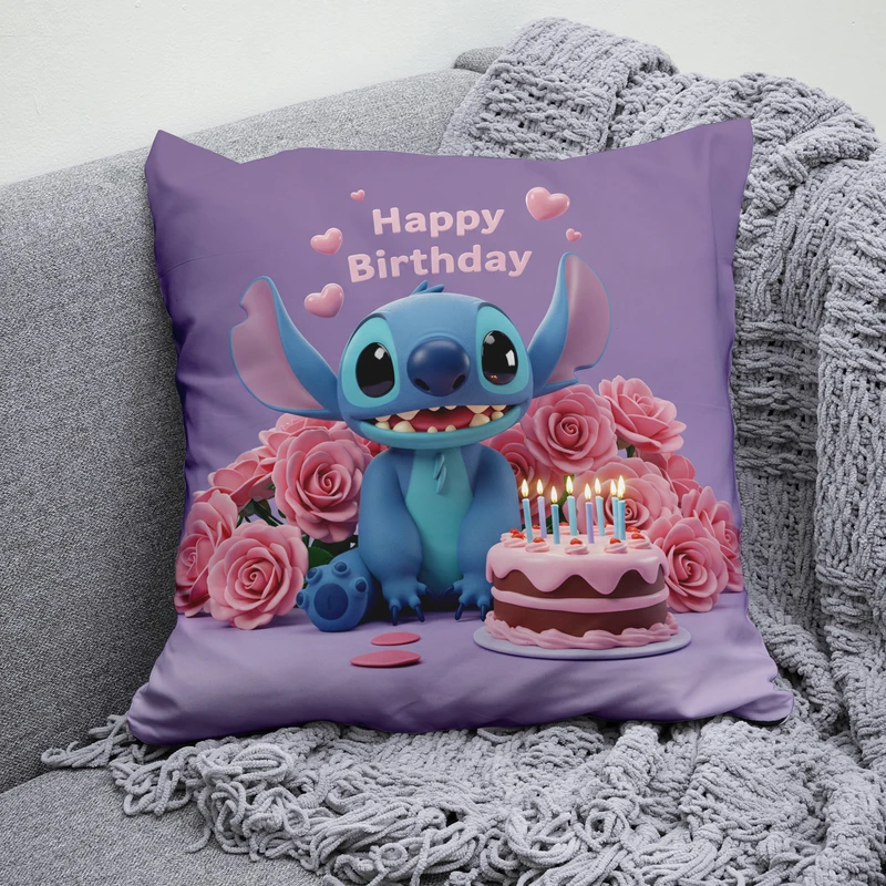 کوسن پاد آفرین مدل استیچ طرح تولدت مبارک کد  B1264