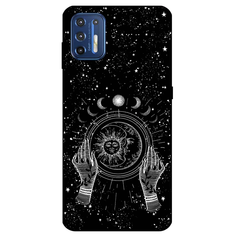 کاور مگافون طرح ماه و خورشید مدل 1892 مناسب برای گوشی موبایل موتورولا Moto G9 Plus