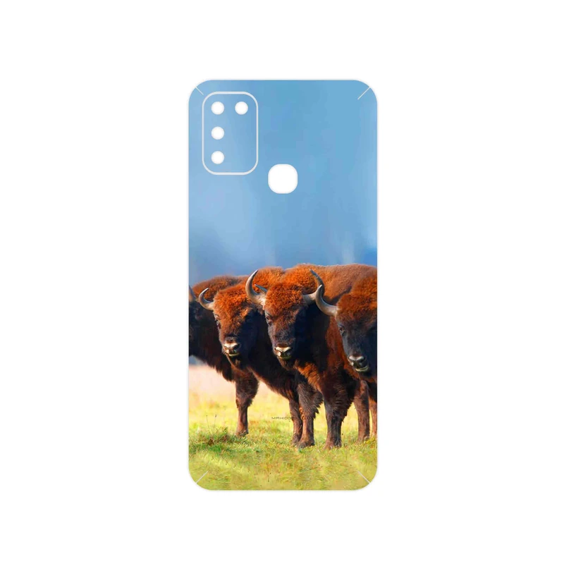 برچسب پوششی ماهوت مدل Buffalo مناسب برای گوشی موبایل اینفینیکس Hot 10 Play