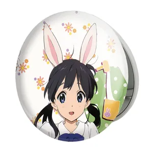 آینه جیبی خندالو طرح انیمه فروشگاه تاماکو مدل تاشو کد 24272 