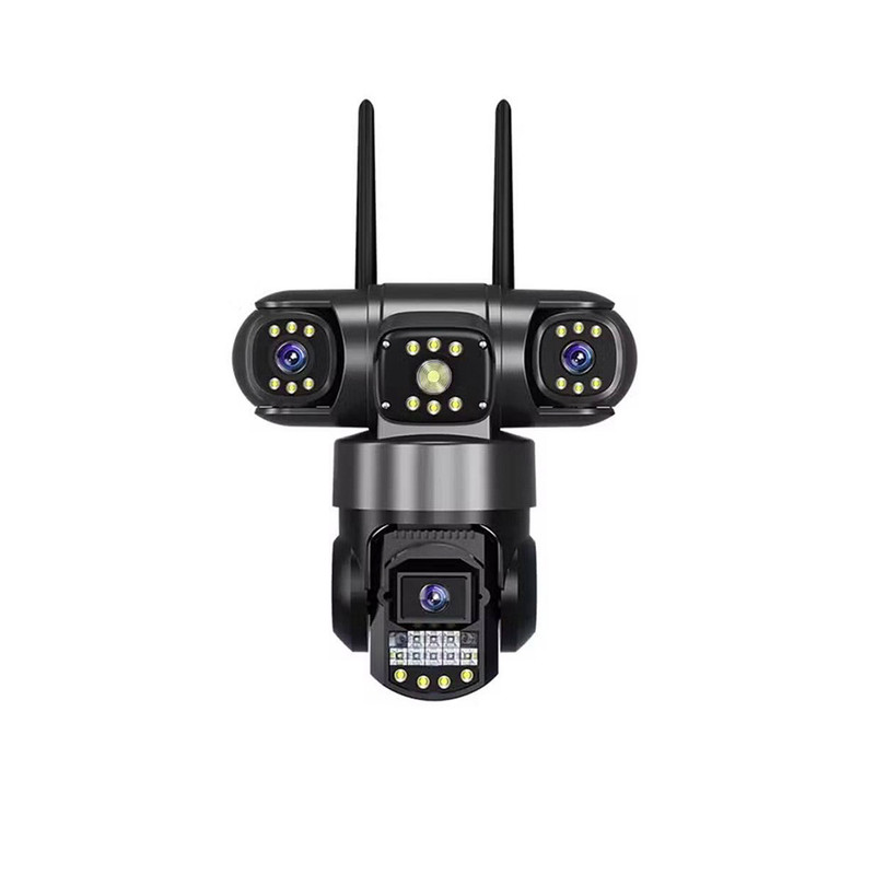 دوربین مداربسته تحت شبکه مدل خورشیدی سه لنز