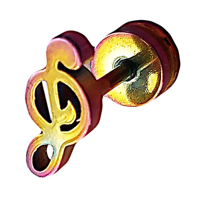 پیرسینگ گوش مدل نت موسیقی کد 7COL-PIR
