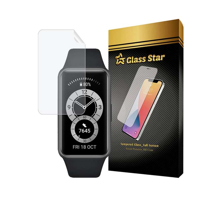 محافظ صفحه نمایش هیدروژل گلس استار مدل MTBWS مناسب برای ساعت هوشمند هوآوی Watch Band 6