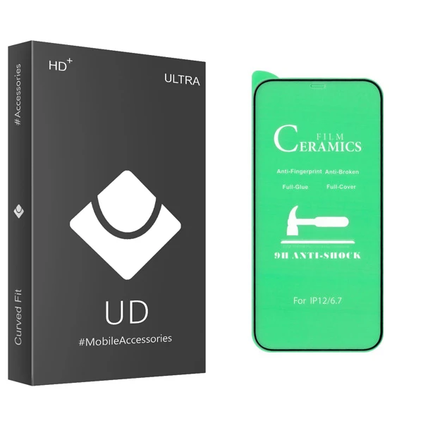 محافظ صفحه نمایش سرامیکی یو دی مدل ULTRA مناسب برای گوشی موبایل اپل Iphone 12 Pro Max