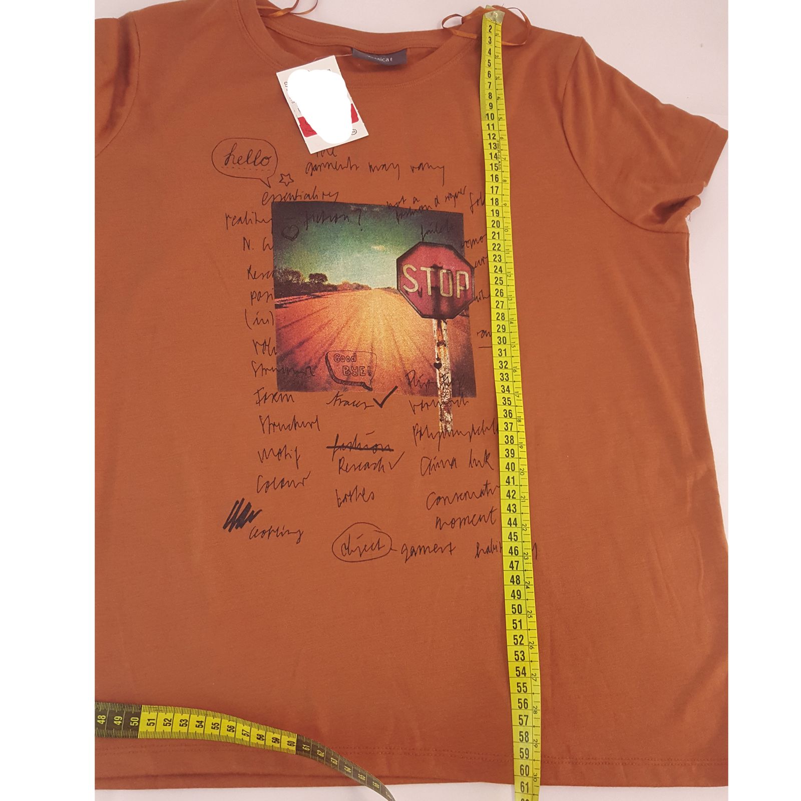 تی شرت آستین کوتاه زنانه سی اند ای مدل 18288099 - - 3