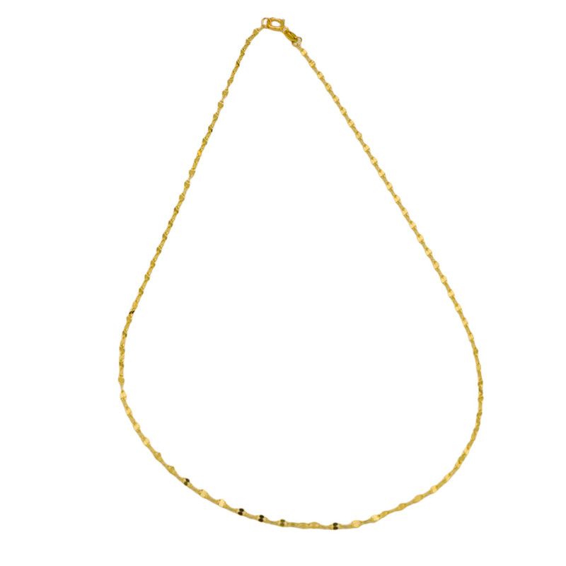 زنجیر طلا 18 عیار زنانه مدل استار کد 40 زنجیر طلا 18 عیار زنانه مدل استار کد 40