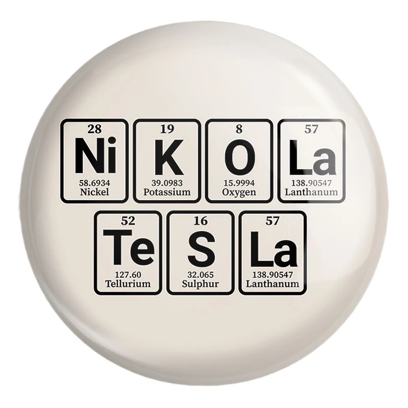 پیکسل خندالو طرح نیکولاس تسلا Tesla کد 29496 مدل بزرگ