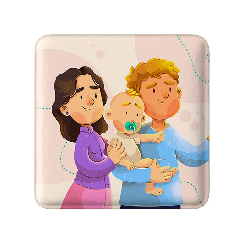 مگنت خندالو مدل خانواده شاد کد 29053