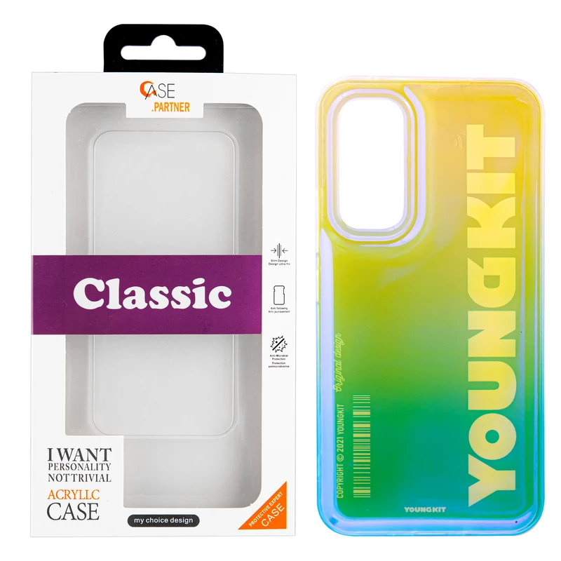 کاور کلاسیک مدل فانتزی PARTNER طرح YOUNGKIT/BLUE کد KHO.836 مناسب برای گوشی موبایل سامسونگ GALAXY S21 FE