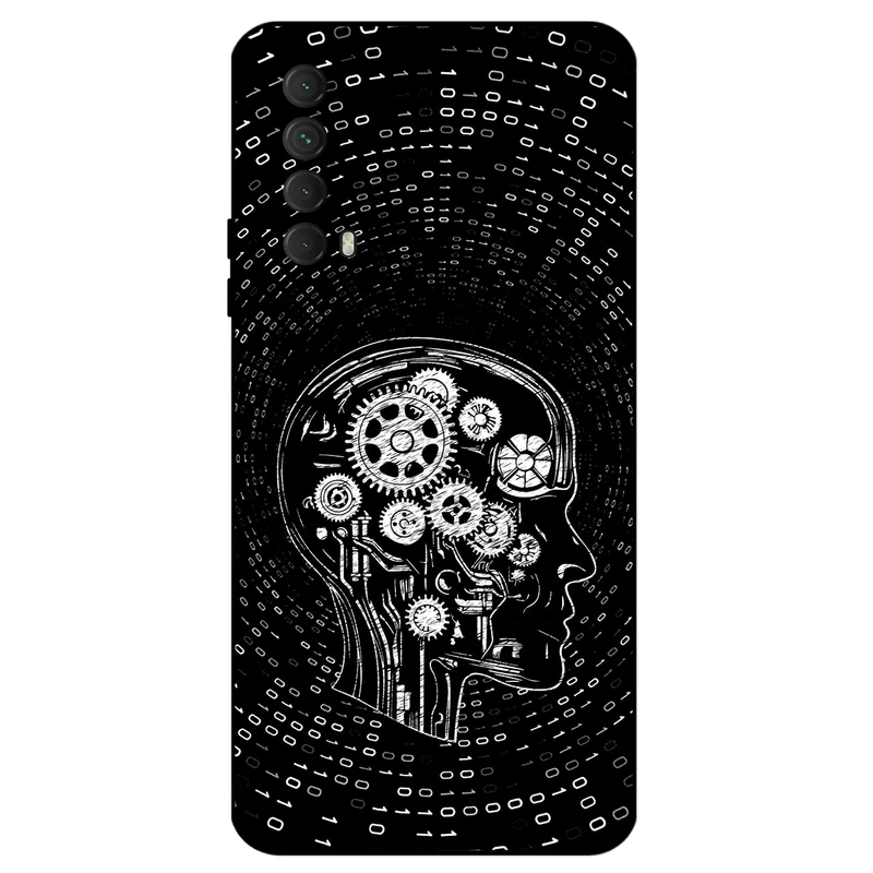 کاور مگافون طرح ربات انسانی مدل 7428 مناسب برای گوشی موبایل هوآوی Y7A 2020 / P Smart 2021