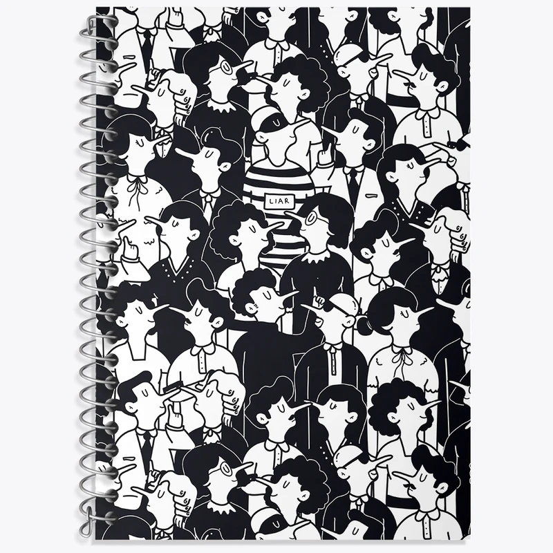 دفتر لغت 50 برگ خندالو طرح فانتزی کد N335