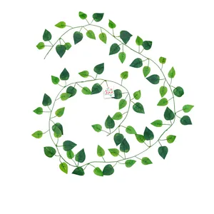 گل مصنوعی جُرجُرگل مدل ریسه برگ نخی پتوس لمسی