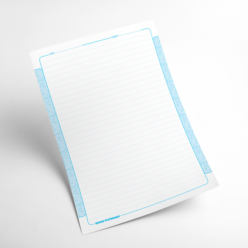 کاغذ A4 افق مدل کلاسیک بسته 100 عددی