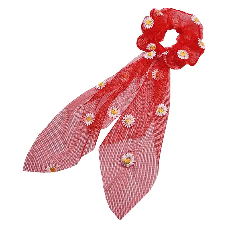 کش مو زنانه مدل گل بابونه کد KSH762