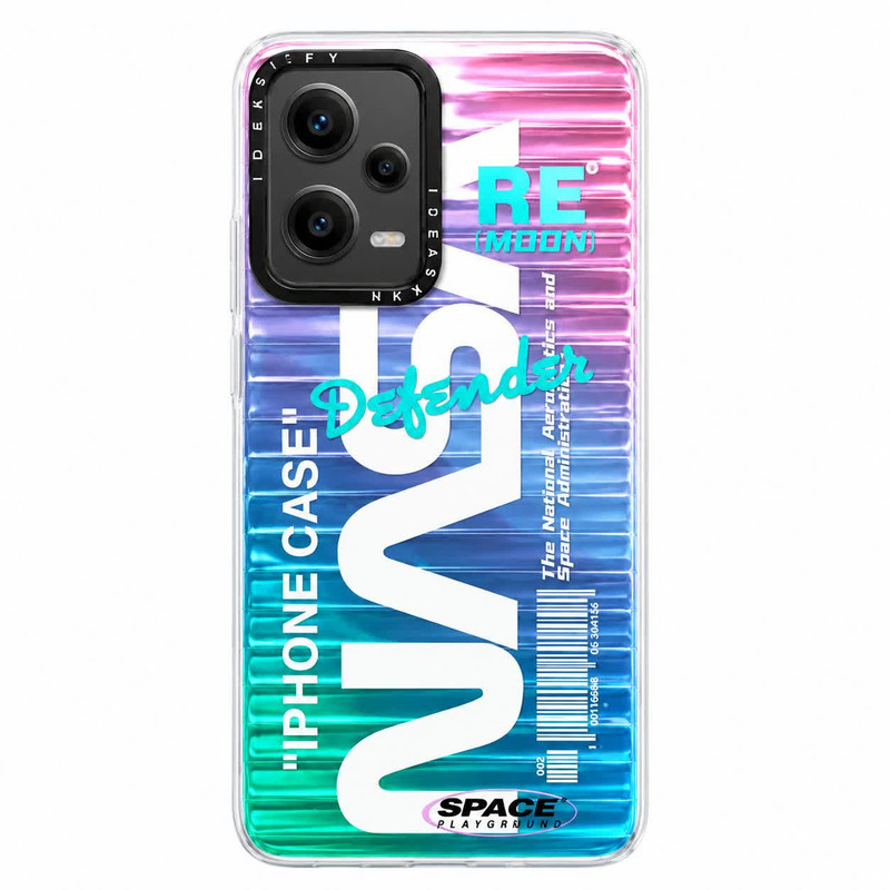 کاور مدل هولوگرامی طرح فضایی ناسا مناسب برای گوشی موبایل شیائومی Redmi Note 12 Pro 5G / Redmi Note 12 Pro Plus 5G