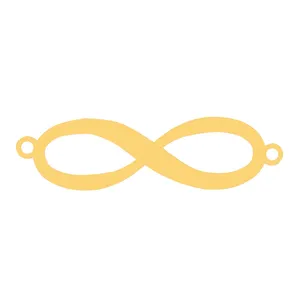 آویز گردنبند طلا 18 عیار زنانه رزالیا مدل بی نهایت