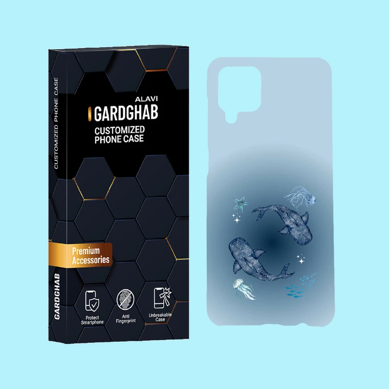 کاور گارد قاب علوی مدل هنری مناسب برای گوشی موبایل سامسونگ Galaxy A12