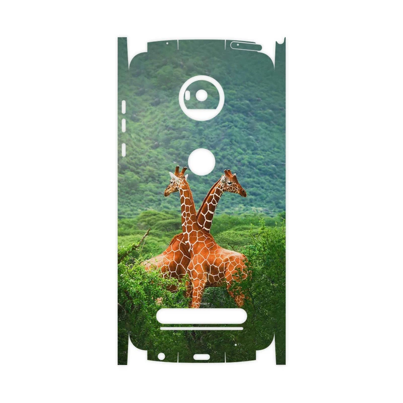 برچسب پوششی ماهوت مدل Giraffe-FullSkin مناسب برای گوشی موبایل موتورولا Moto Z2 Play
