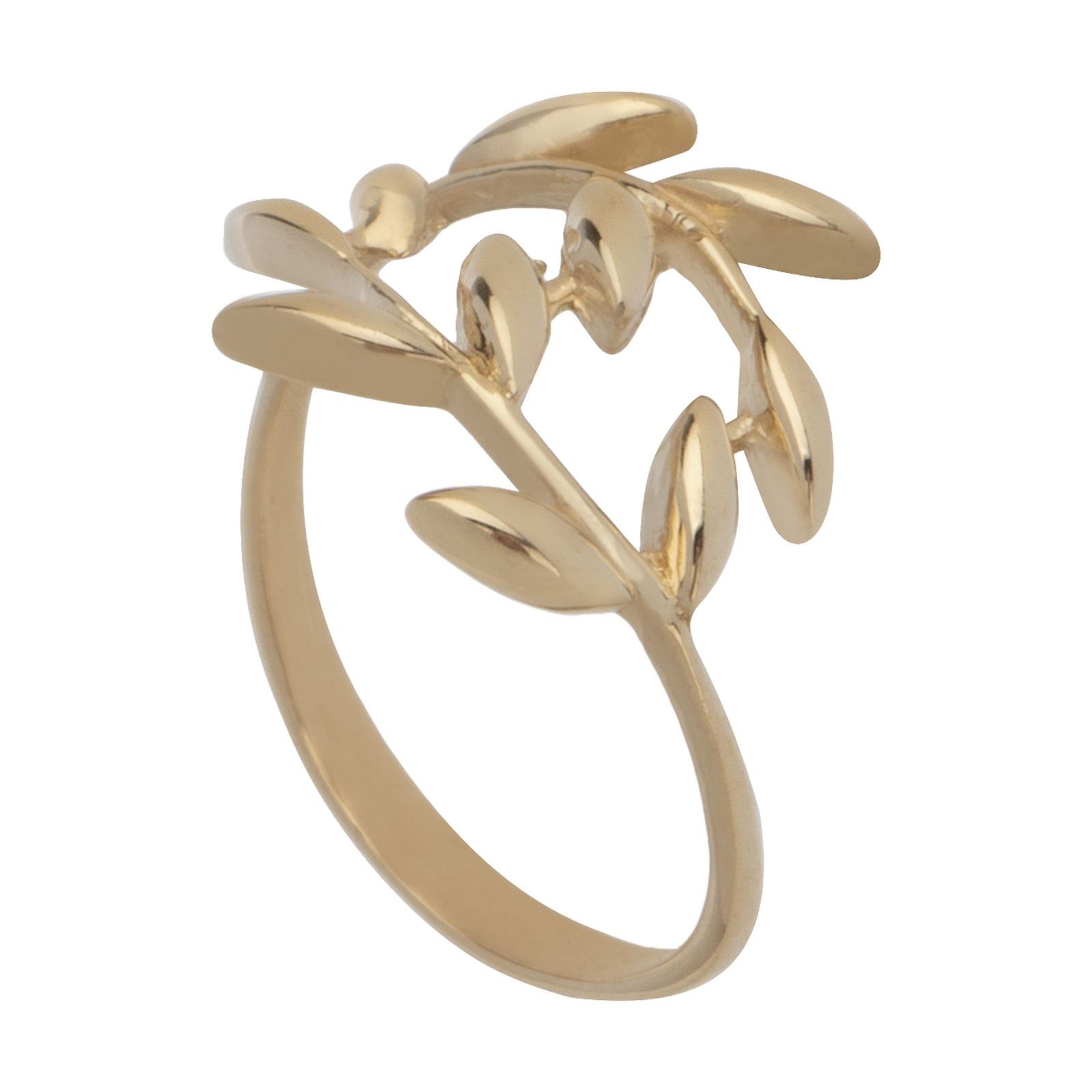   انگشتر طلا 18 عیار زنانه قیراط طرح خوشه گندم کد GH4638 -  - 3