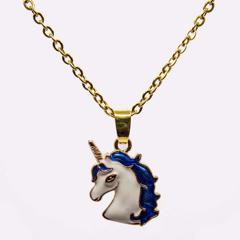 گردنبند دخترانه مدل یونیکورن کد 323 گردنبند دخترانه مدل یونیکورن کد 323