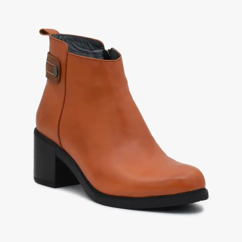 نیم بوت زنانه چرم تهران مدل k29