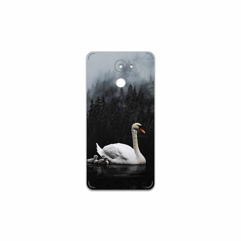 برچسب پوششی ماهوت مدل Swan Lake مناسب برای گوشی موبایل هوآوی Y7 Prime