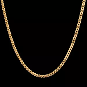 زنجیر طلا 18 عیار زنانه طلای مستجابی مدل گلستانه کد Cr55