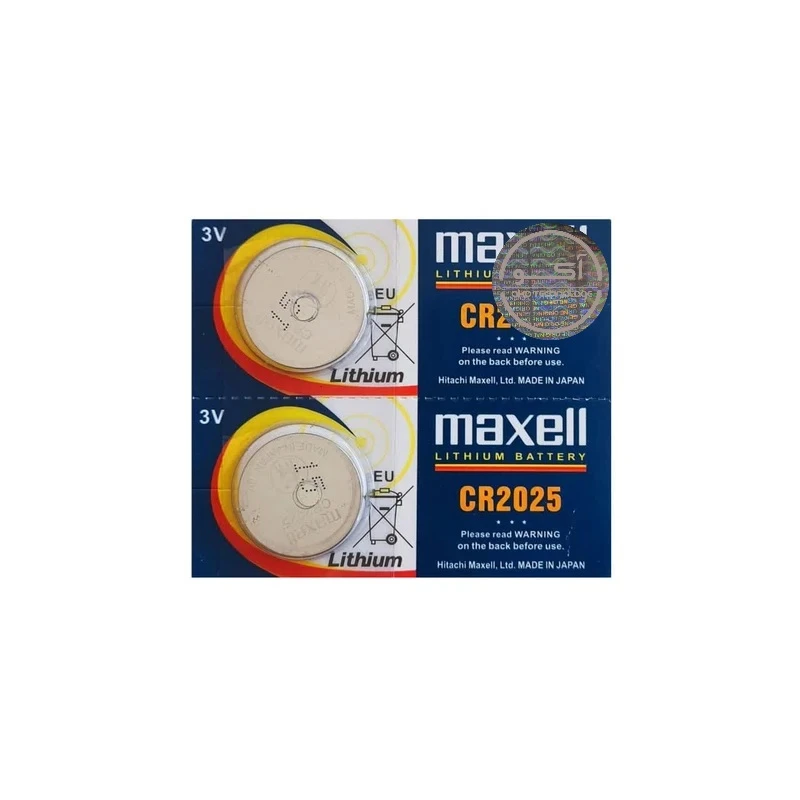 باتری سکه ای مکسل مدل CR2025 بسته دو عددی