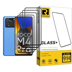 Randika Randika Glass MIX004 Screen Protector For Xiaomi Poco M4 Pro Pack Of 4