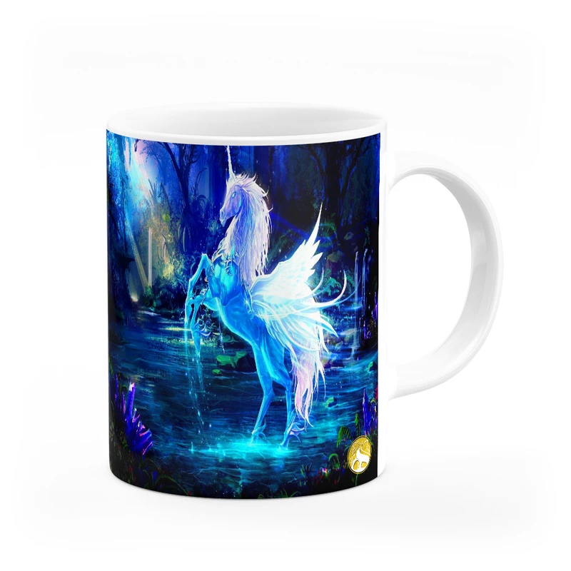 ماگ هومرو طرح یونیکورن اسب تک شاخ مدل MG9561