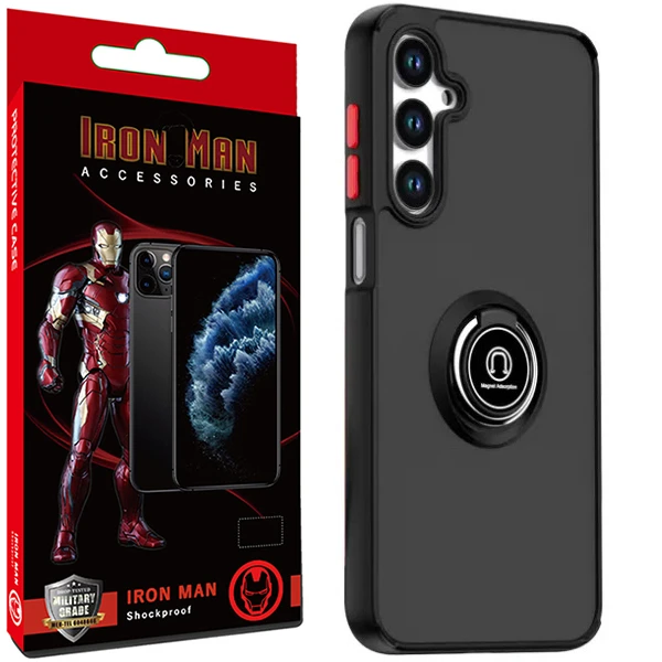 کاور آیرون من مدل RING360 مناسب برای گوشی موبایل سامسونگ Galaxy S24 FE