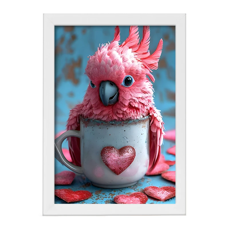 تابلو خندالو مدل طوطی کد F12815