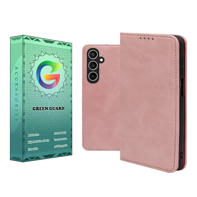  کیف کلاسوری گرین گارد طرح چرمی مدل Bitta مناسب برای گوشی موبایل سامسونگ Galaxy S23 FE