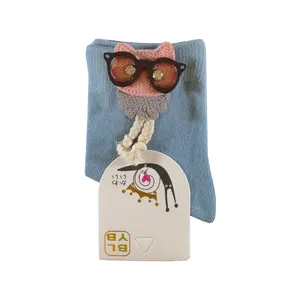 جوراب دخترانه مدل نیم ساق ساده طرح خرگوش