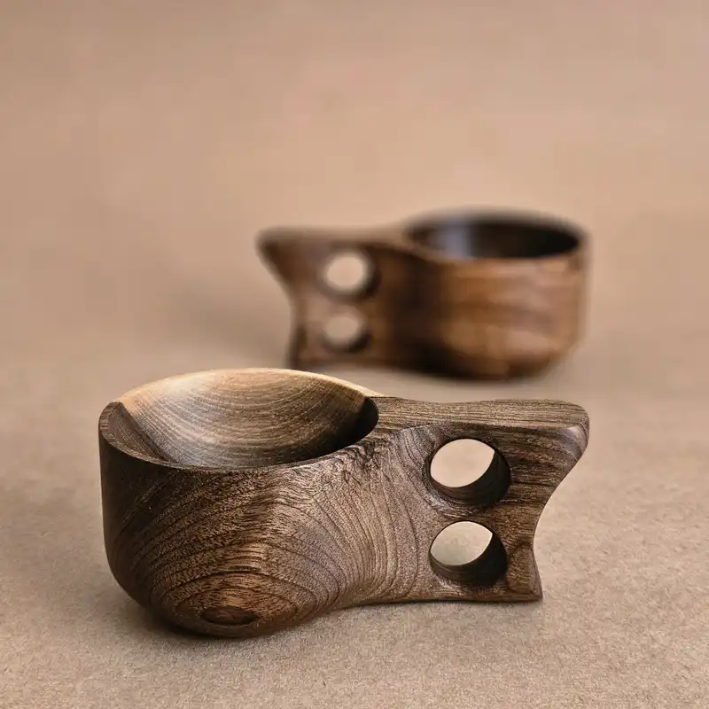 لیوان چوبی مدل کوکسا کد  KC-304