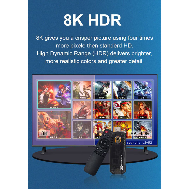 اندروید باکس مدل Game Box 8K Ultra HD