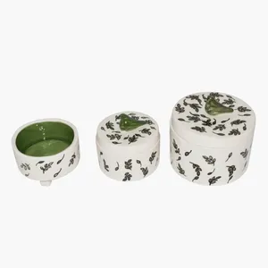 ست 3 تکه شکلات خوری و کاسه سرامیکی مدل AG-GB-3PCS