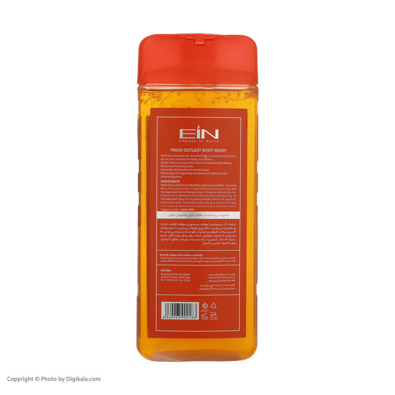 شامپو بدن ای آی ان مدل RICH CARE حجم 354 میلی لیتر به همراه شامپو بدن مدل FRESH OUTLAST حجم 354 میلی لیتر